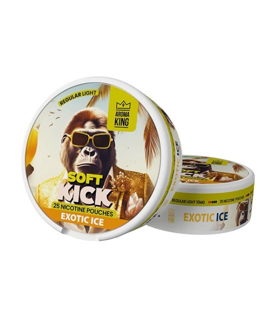 10mg Aroma King Soft Kick Nicotine Pouches - 25 Pouches