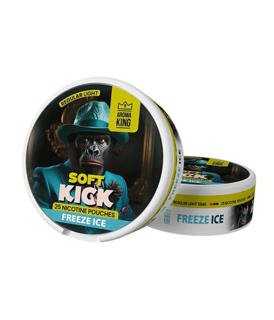 10mg Aroma King Soft Kick Nicotine Pouches - 25 Pouches