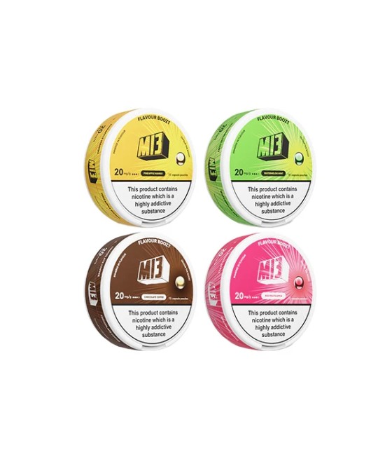 20mg MI3 Boozt Nicotine Pouches - 15 Pouches