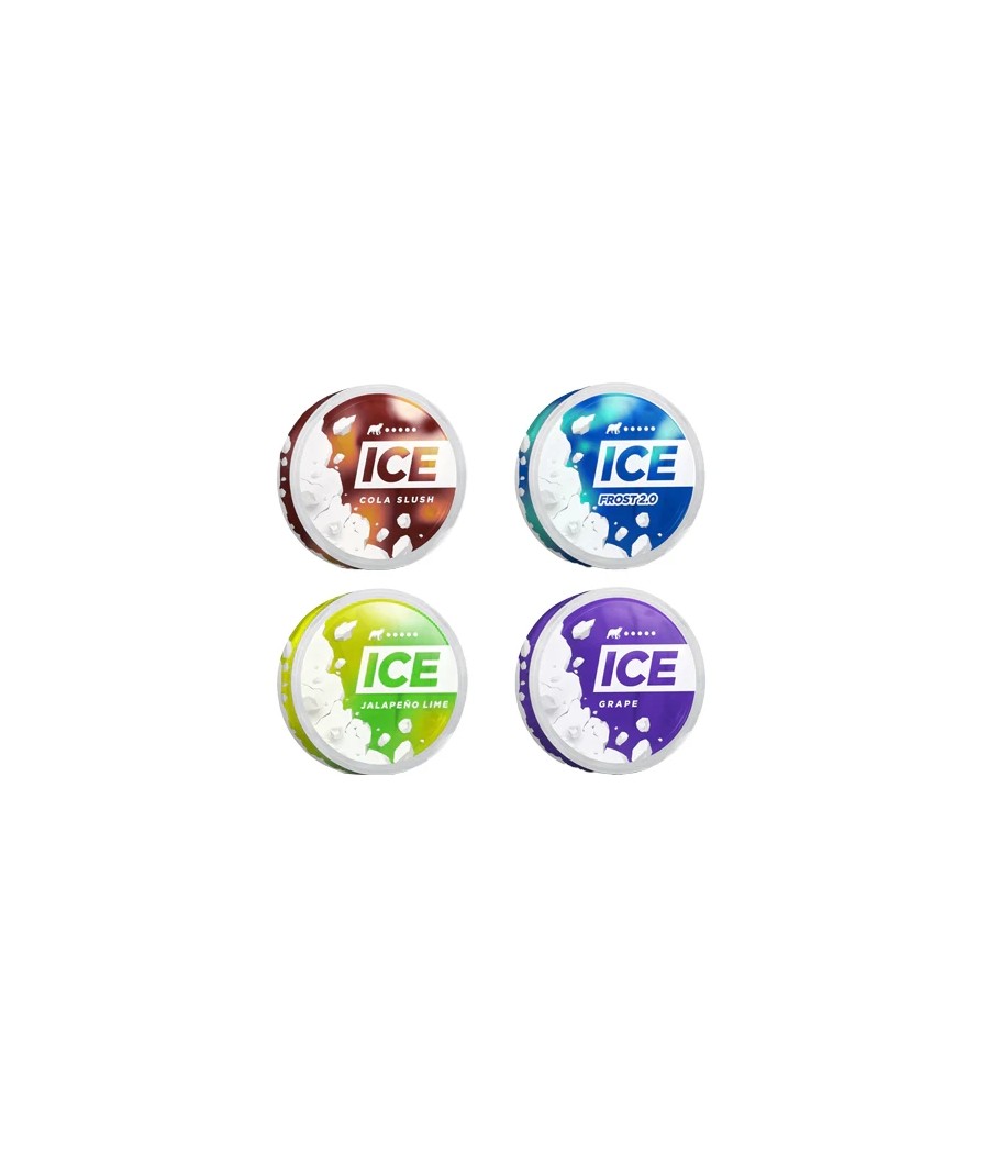 22mg Ice Nicotine Pouches - 20 Pouches