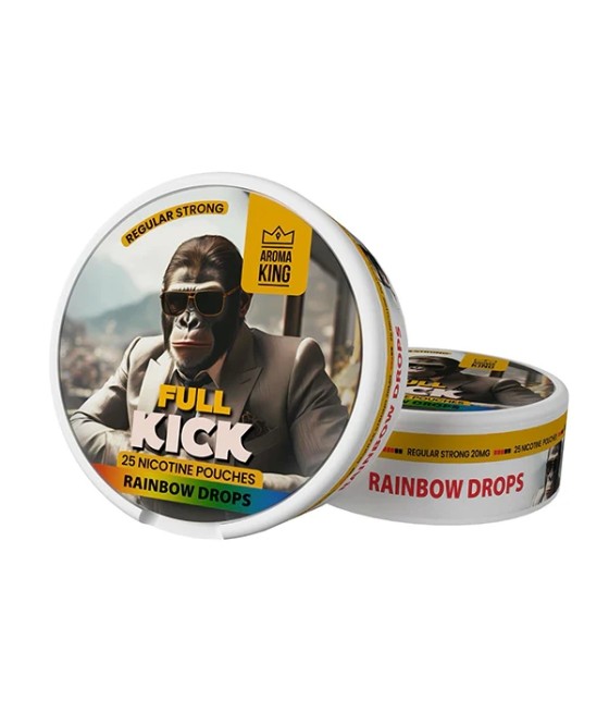 20mg Aroma King Full Kick Nicotine Pouches - 25 Pouches