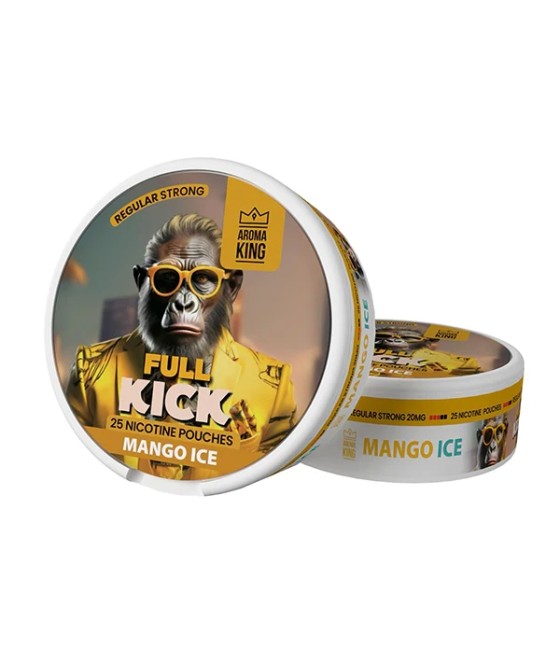 20mg Aroma King Full Kick Nicotine Pouches - 25 Pouches