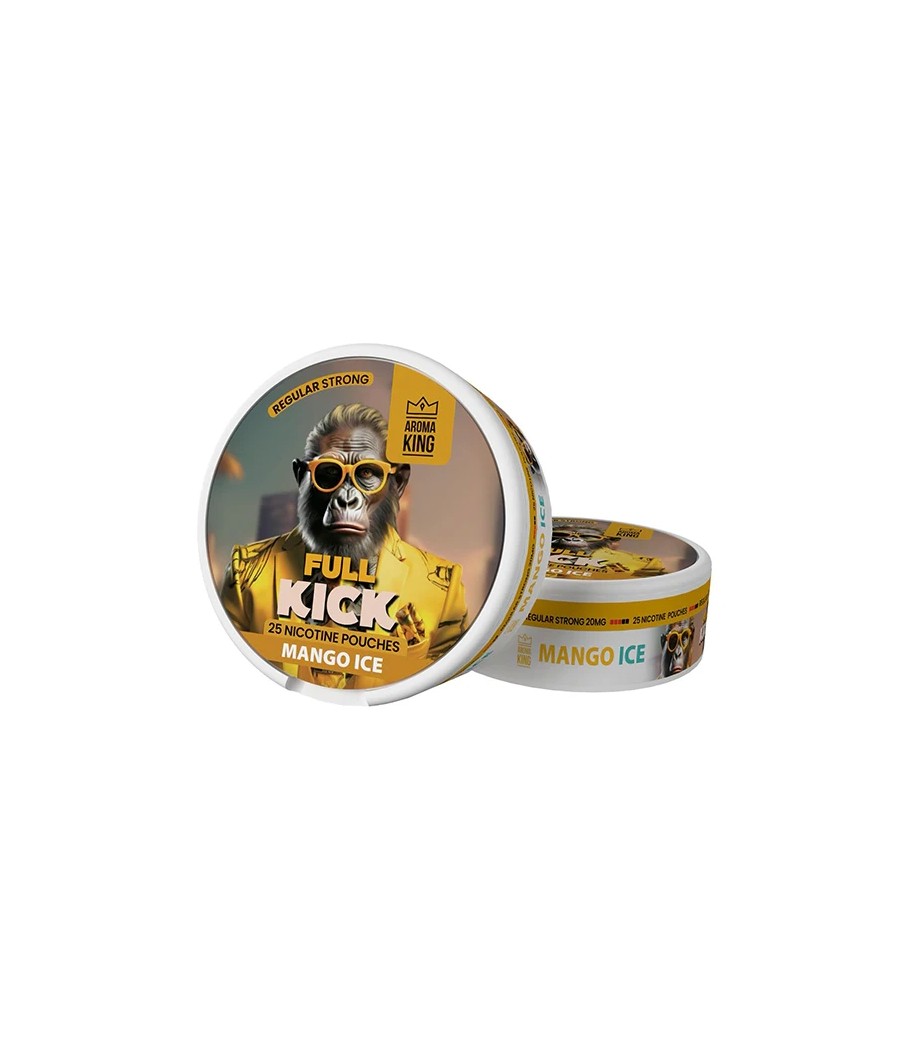 20mg Aroma King Full Kick Nicotine Pouches - 25 Pouches