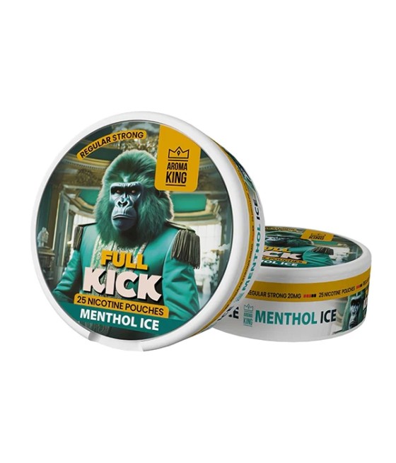 20mg Aroma King Full Kick Nicotine Pouches - 25 Pouches