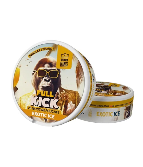 20mg Aroma King Full Kick Nicotine Pouches - 25 Pouches