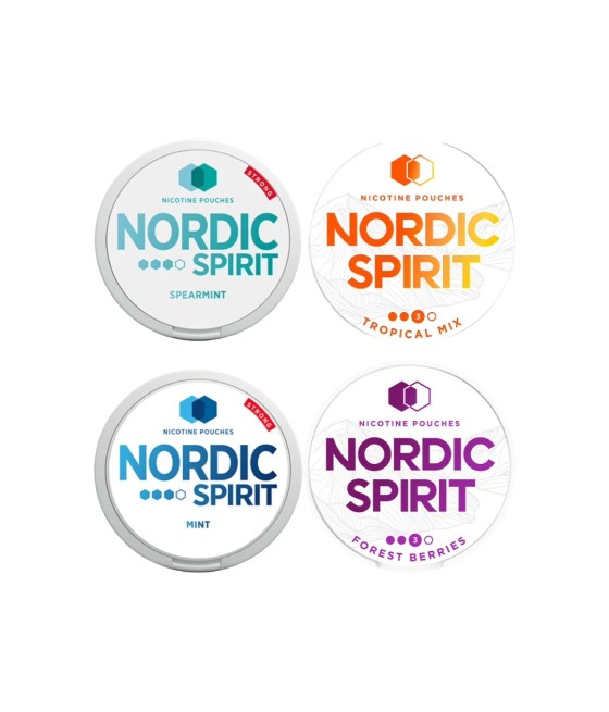 9mg Nordic Spirit Strong Nicotine Pouches - 20 Pouches