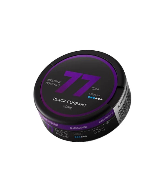 20mg 77 Slim Medium Nicotine Pouches - 20 Pouches