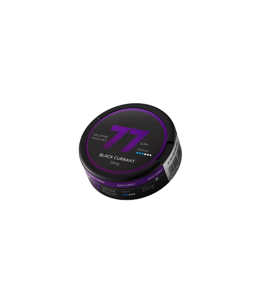 20mg 77 Slim Medium Nicotine Pouches - 20 Pouches