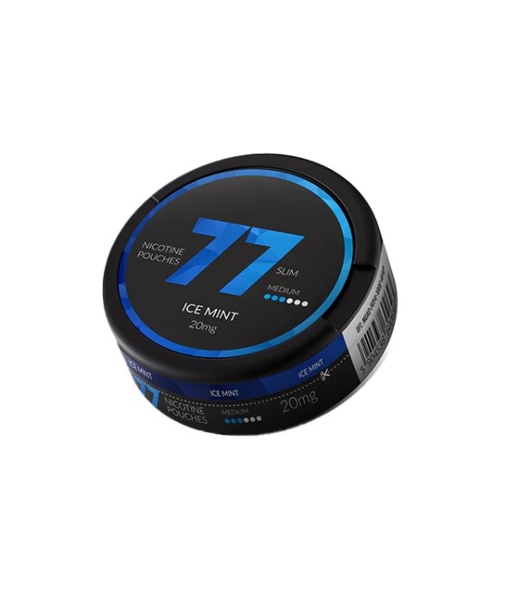 20mg 77 Slim Medium Nicotine Pouches - 20 Pouches
