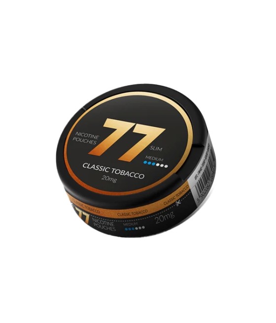 20mg 77 Slim Medium Nicotine Pouches - 20 Pouches