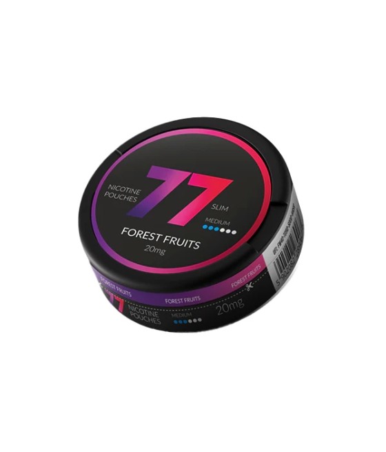 20mg 77 Slim Medium Nicotine Pouches - 20 Pouches