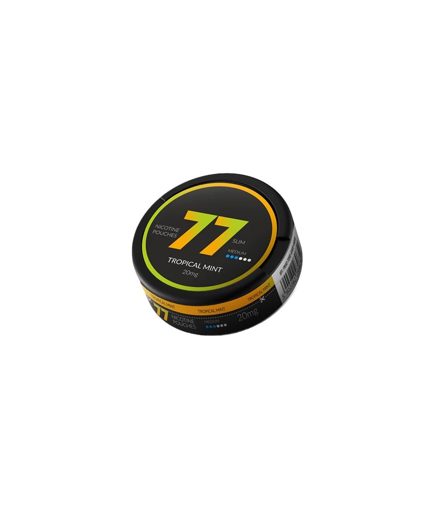 20mg 77 Slim Medium Nicotine Pouches - 20 Pouches