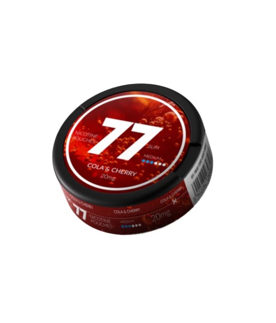 20mg 77 Slim Medium Nicotine Pouches - 20 Pouches