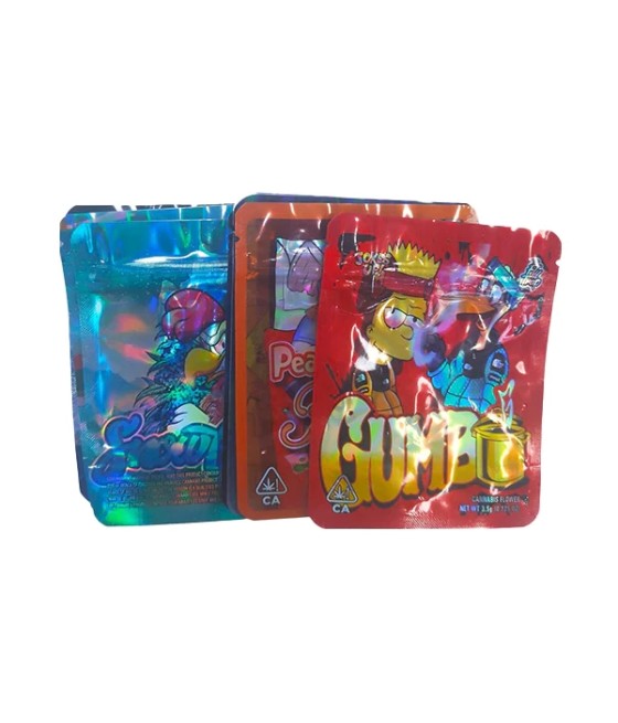 Mylar Gumbo Printed Zip Bag 3.5g Large