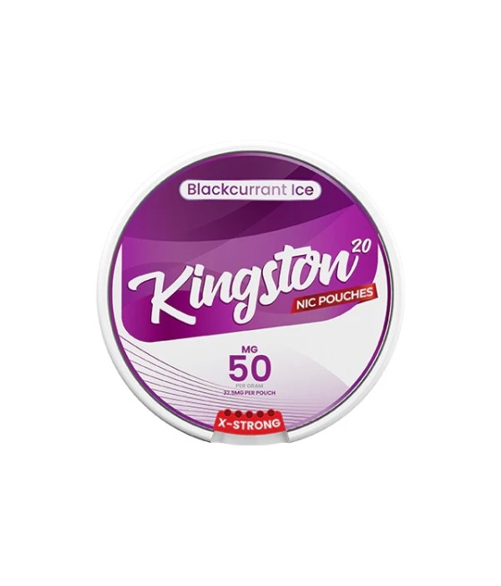 50mg Kingston Nicotine Pouches - 20 Pouches