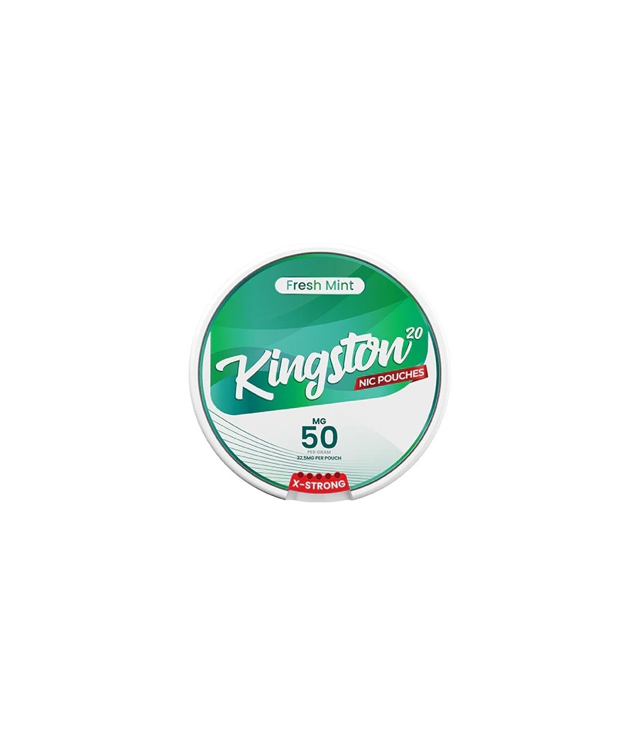 50mg Kingston Nicotine Pouches - 20 Pouches
