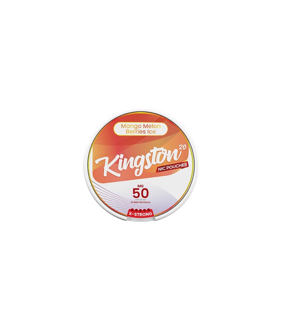 50mg Kingston Nicotine Pouches - 20 Pouches