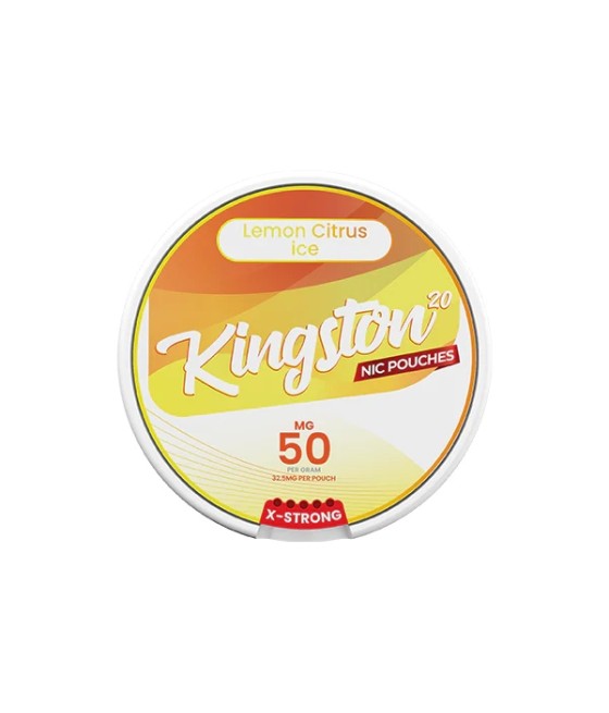 50mg Kingston Nicotine Pouches - 20 Pouches