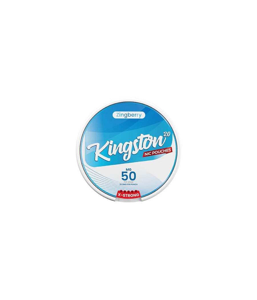 50mg Kingston Nicotine Pouches - 20 Pouches