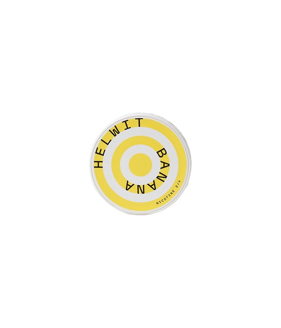 7mg HELWIT Banana Nicotine Pouches - 20 Pouches