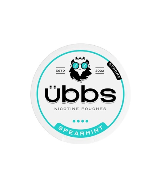 11mg Übbs Spearmint Strong Nicotine Pouches - 20 Pouches