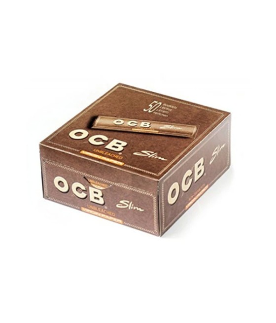 50 OCB Virgin King Size Unbleached Rolling Papers