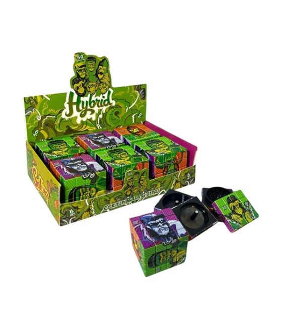 Gorilla Rolling Stars 50mm Plastic 4 Part Rubik Cube Grinder - GS1168(MF501-GRS)