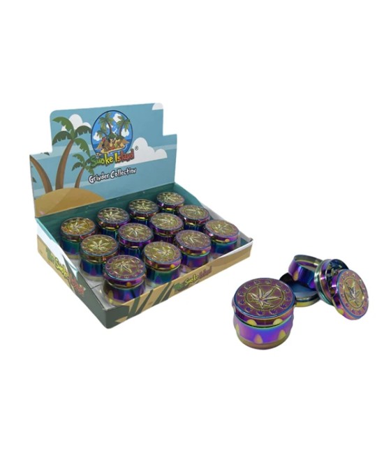 4 Parts Large Metal Rainbow 40mm Grinder - SMK113XC