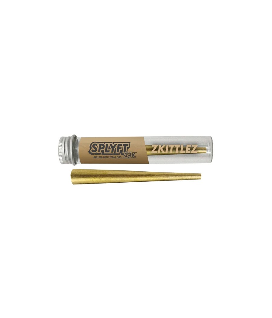 SPLYFT 24K Gold Edition 25mg CBD Infused Cones – Zkittlez