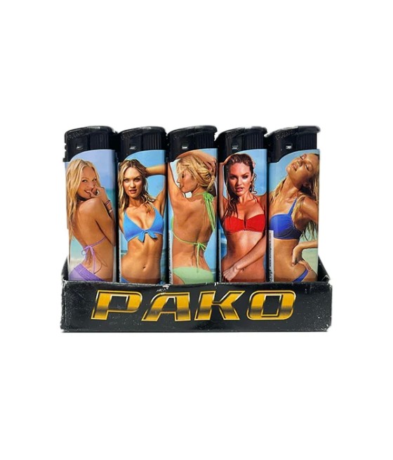 50 x Pako Bikini Printed Lighters - PE156