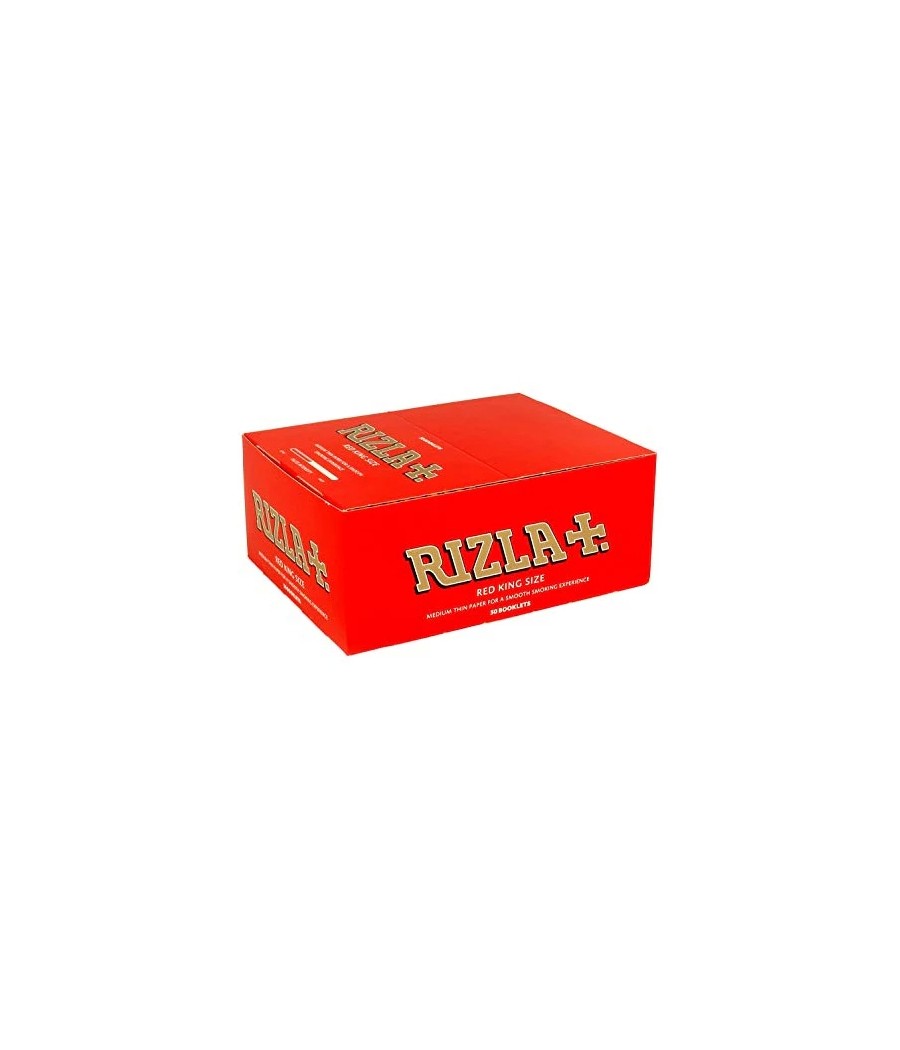 50 Red King Size Rizla Rolling Papers