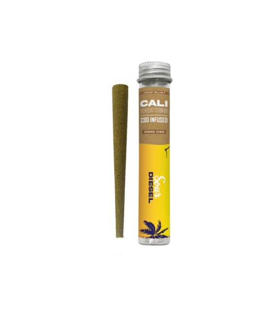 CALI CONES Hemp 30mg Full Spectrum CBD Infused Cone - Sour Diesel