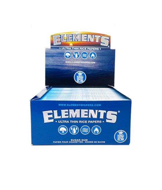 50 Elements King Size Slim Ultra Thin Papers