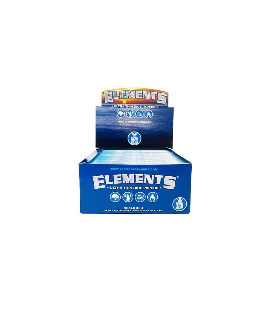 50 Elements King Size Slim Ultra Thin Papers