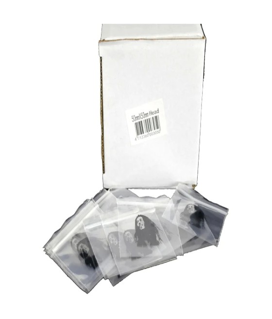 50mm x 50mm Bob Marley Baggies