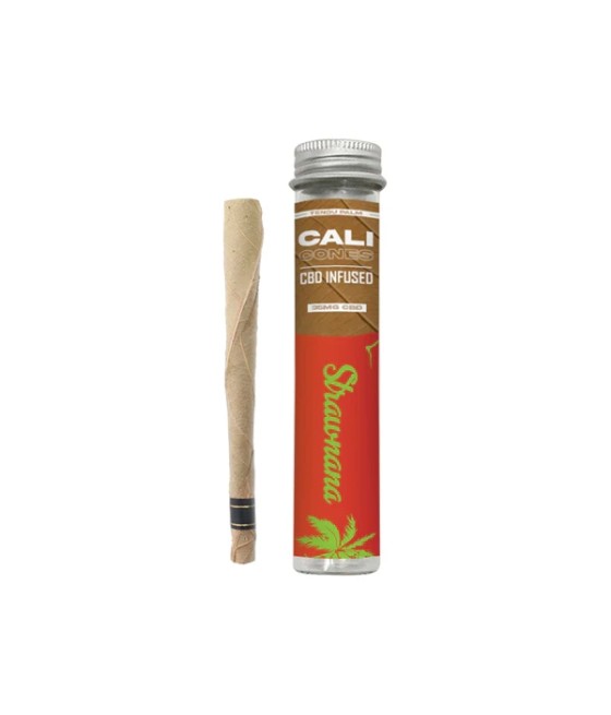 CALI CONES Tendu 30mg Full Spectrum CBD Infused Palm Cone - Strawnana