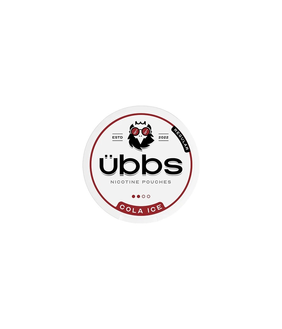 6mg Übbs Cola Ice Regular Strength Nicotine Pouches - 20 Pouches
