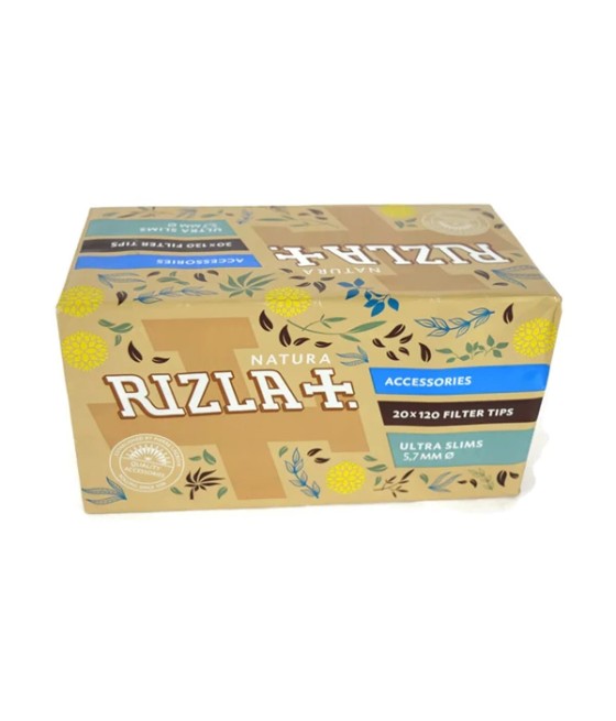20 Pack 5.7mm Natura Rizla Ultra Slim Filter Tips