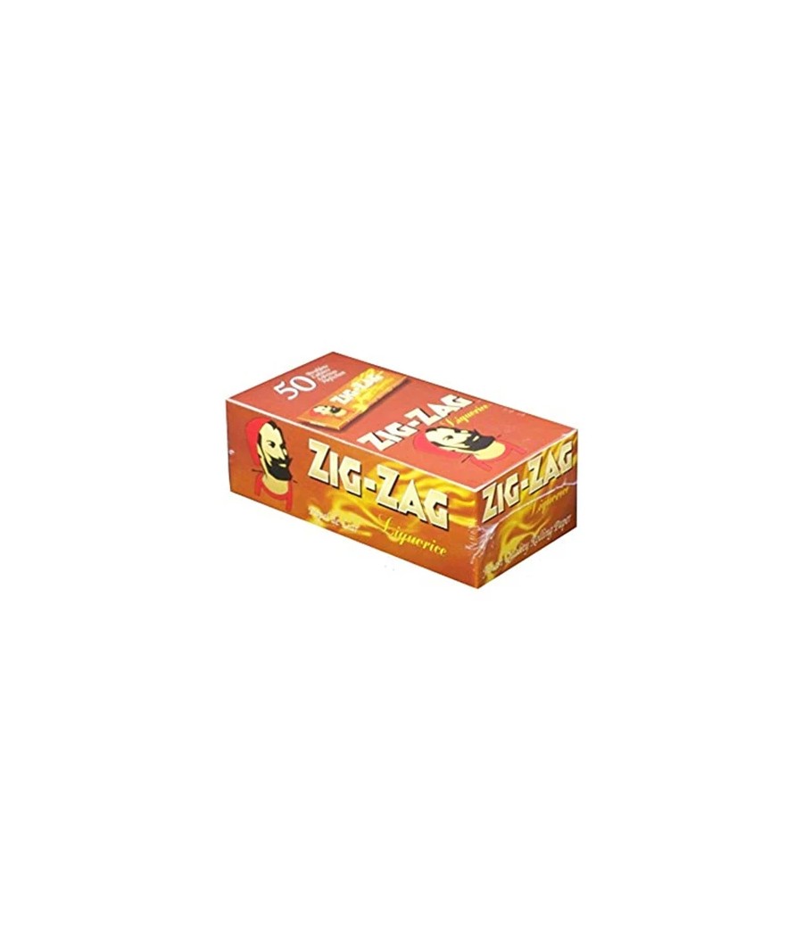 50 Zig-Zag Liquorice Regular Size Rolling Papers