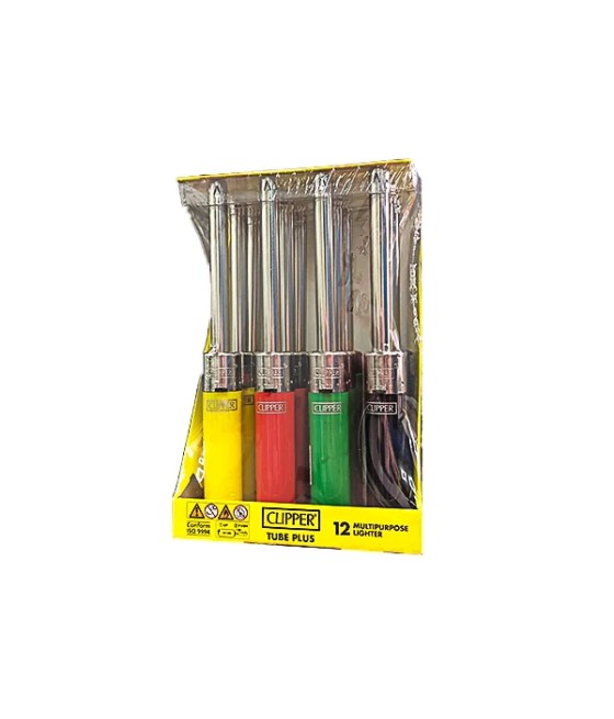 Clipper Tube+ Multipurpose Gas Tube Lighter Tube Solid Branded - TUS1S000UK