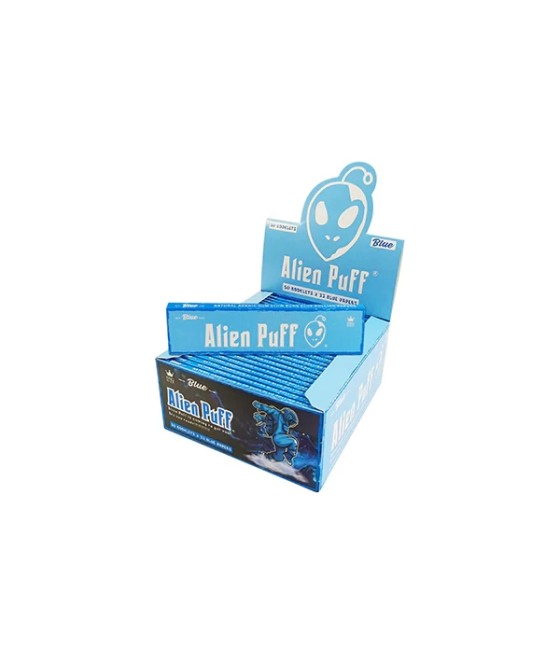 Alien Puff Kingsize Blue Papers 50 Booklets (HP2121-AP)