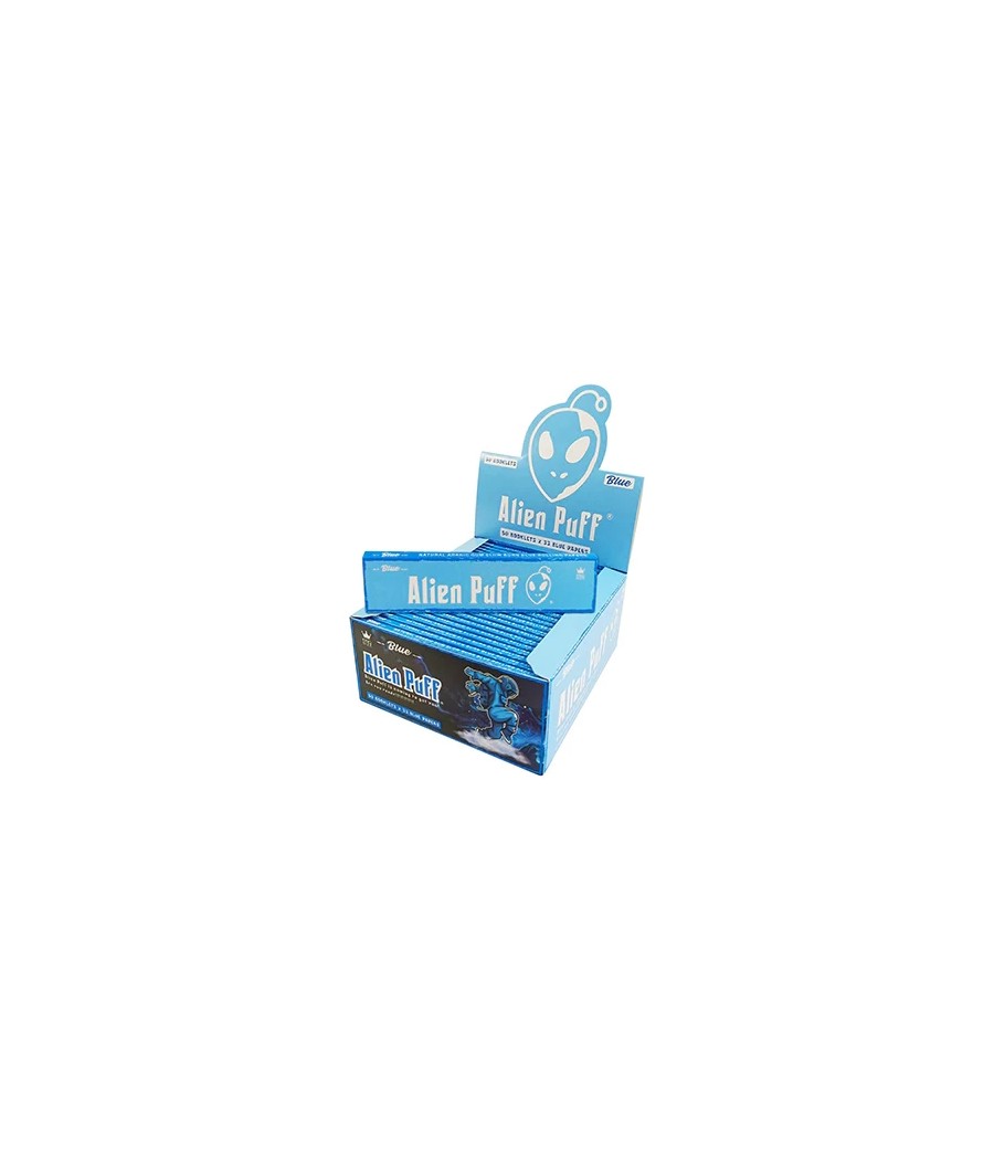 Alien Puff Kingsize Blue Papers 50 Booklets (HP2121-AP)