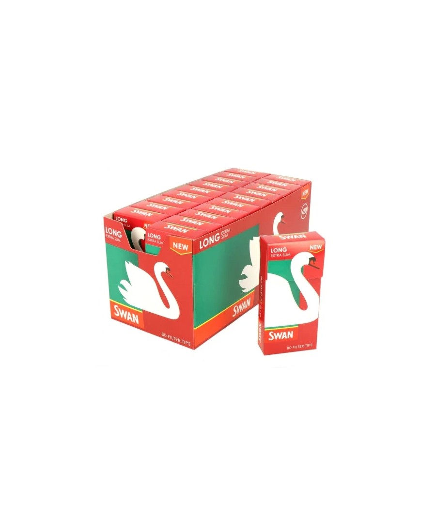 20 Swan Extra LONG Slim Filter Tips