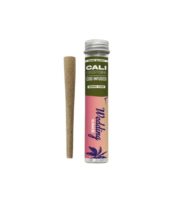 CALI CONES Sage 30mg Full Spectrum CBD Infused Cone - Wedding Cake