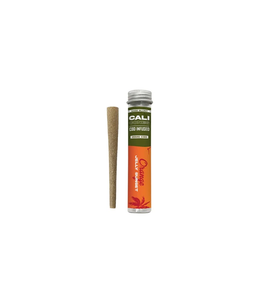 CALI CONES Sage 30mg Full Spectrum CBD Infused Cone - Orange Jelly Sunset