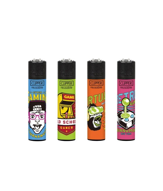 40 Clipper CP11RH Classic Game Tour Flint Lighters - CL3C1654