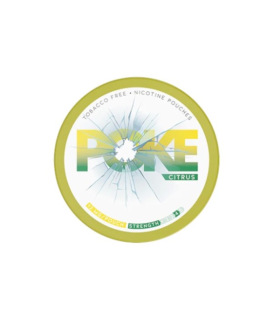 12mg Poke Citrus Nicotine Pouches - 20 Pouches