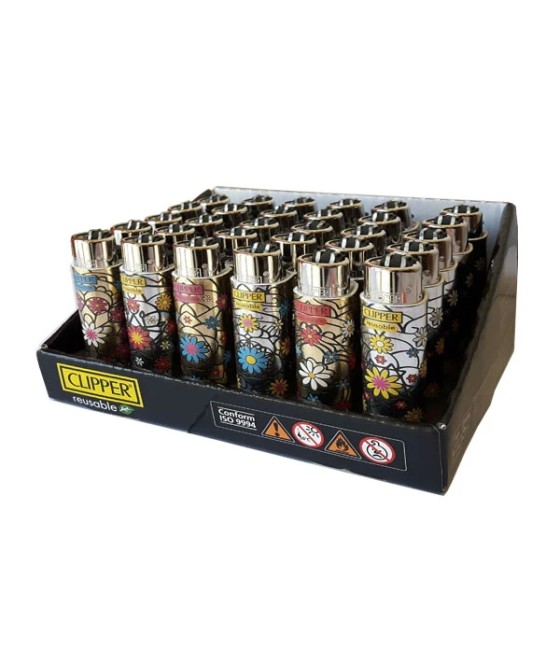 30 Clipper CP11 Classic Large Pop Cover Chic Spring Lighters - FCL3T088H