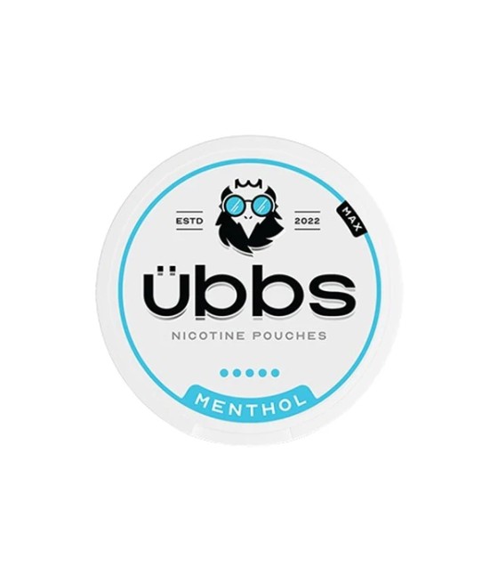 14mg Übbs Menthol Max Strength Nicotine Pouches - 20 Pouches