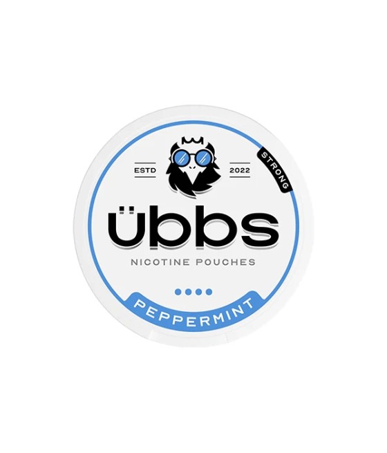 11mg Übbs Peppermint Strong Nicotine Pouches - 20 Pouches